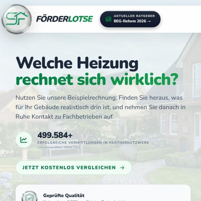 Beispiel: Sanierungs-Förderlotse Webseite